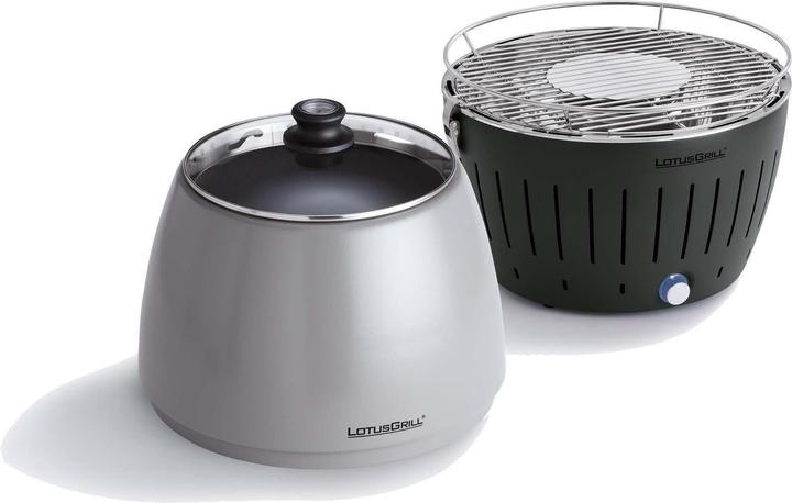 Produktbild LotusGrill Grillhaube mit Glaseinsatz XL