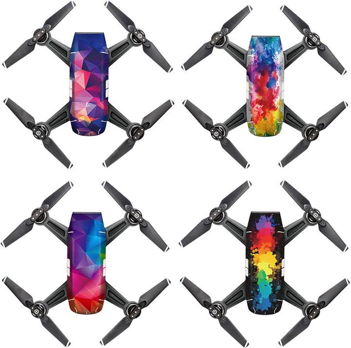 Actual product image Pgytech 4-Pack Skin (Drone skins, DJI Spark)