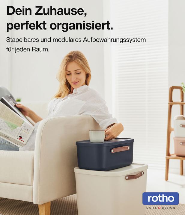 Produktbild Rotho 2er-Set Aufbewahrungsbox Maloja 25l (25 l)