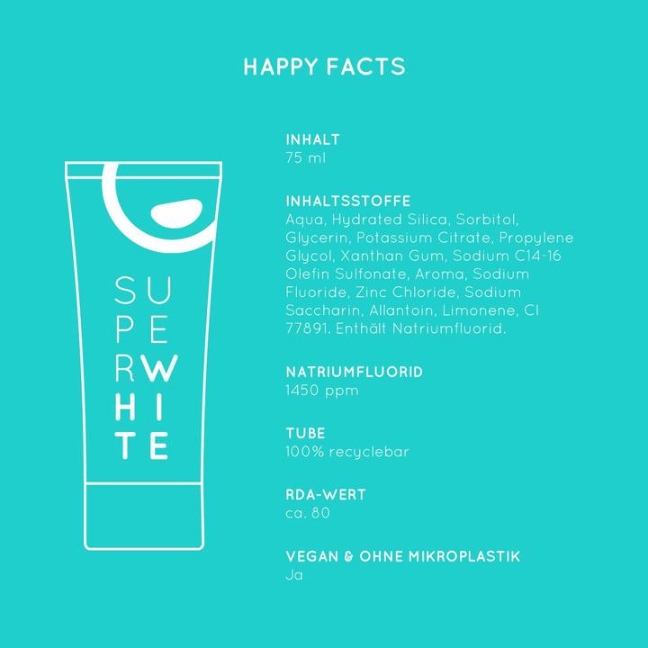 Produktbild happybrush SuperWhite (75 ml)