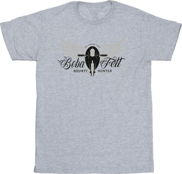 Produktbild Star Wars The Book Of Boba Fett Legend Lives Ship Crest TShirt (XL)