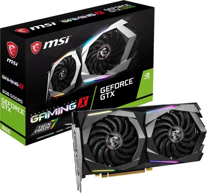Image du produit MSI GeForce GTX 1660 GAMING X (6 Go)
