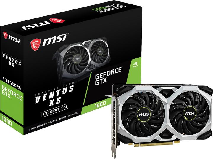 Produktbild MSI GeForce GTX 1660 VENTUS XS (6 GB)