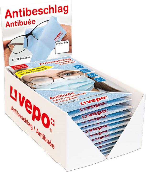 Actual product image Vepo Anti-fog microfibre polishing cloth 10 hours 160 applications