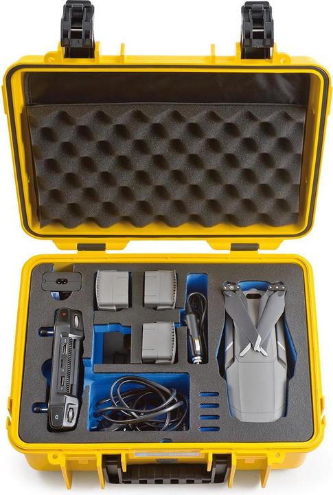 Image du produit B+W Étui extérieur type 4000 Mavic 2 jaune (Valises de drone, DJI Mavic 2)