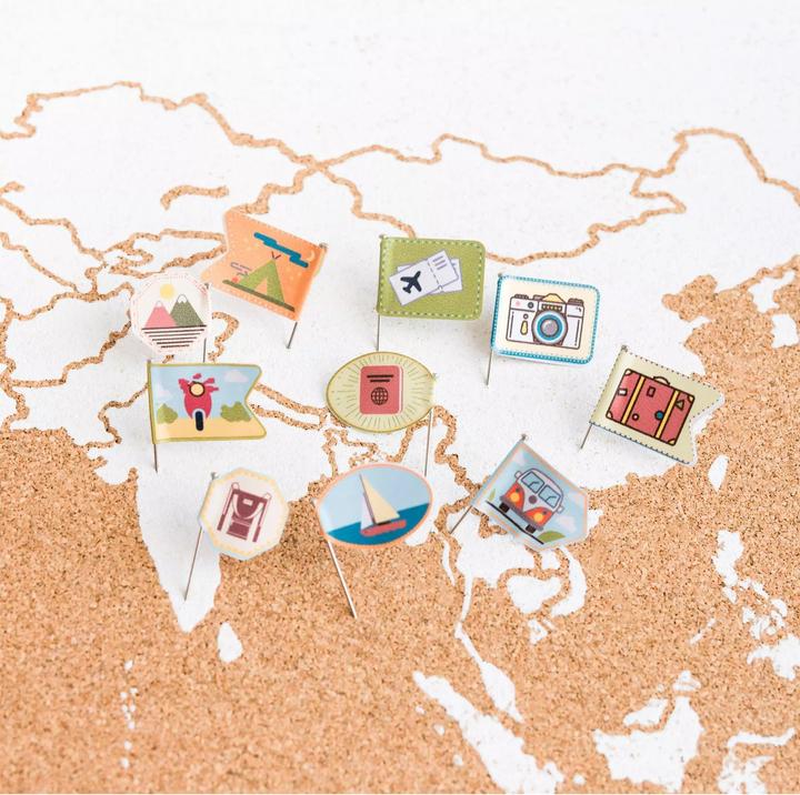Actual product image Miss wood Sticker Set - Travelling the World