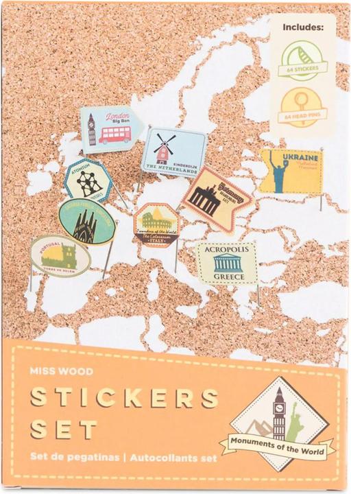 Sticker Set - Monuments of the World