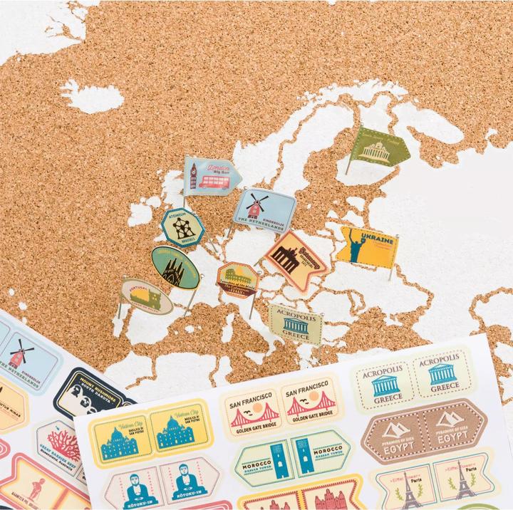 Image du produit Miss wood Sticker Set - Monuments of the World