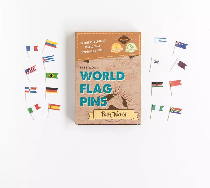 Image du produit Miss wood Flags World Pack