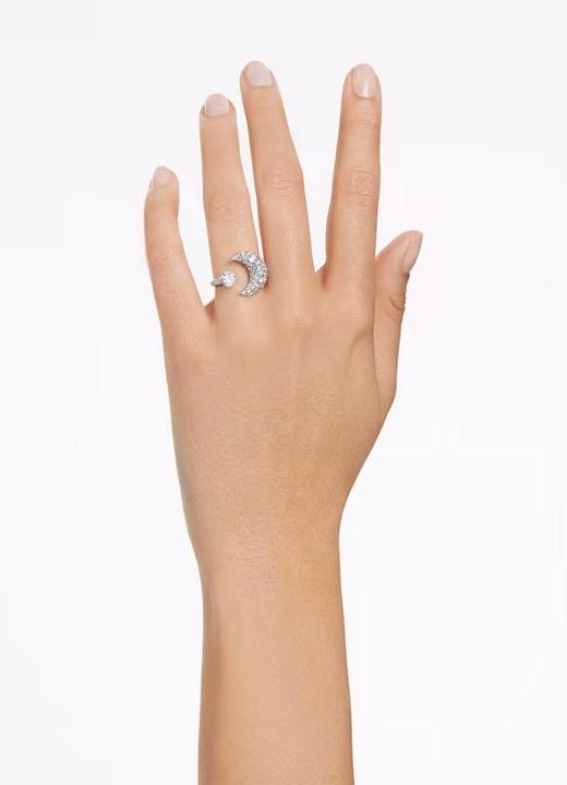 Produktbild Swarovski Luna Offener Ring Mond Weiss (55)