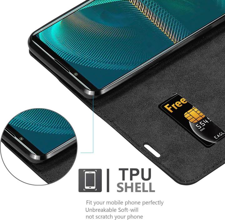 Actual product image Cadorabo Book Invis. Magnet sleeve (Sony Xperia 5 III)