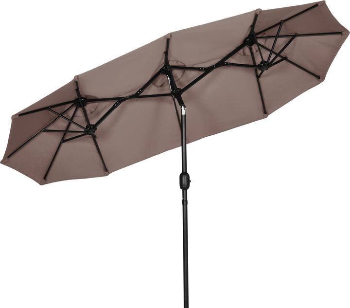 Image du produit Outsunny Parasol double face avec toit anti-vent (1.47 m)