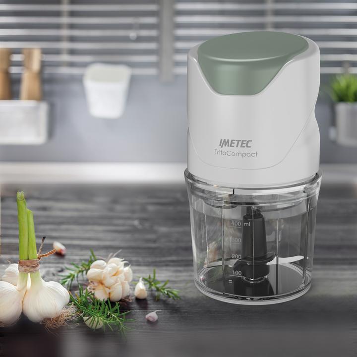 Immagine prodotto Imetec TritaCompact tritaverdure elettrico 0,4 L Verde, Bianco 350 W (350 W)