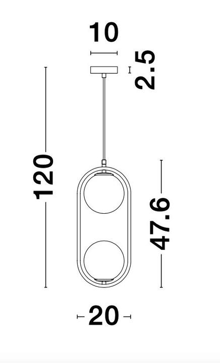 Produktbild Nova Luce Obitar (G9)