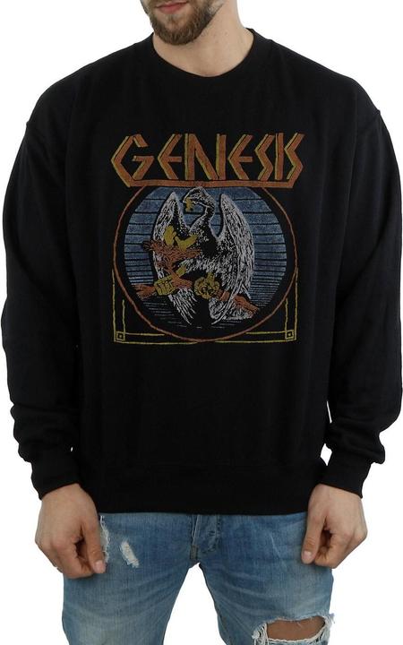 Actual product image Absolute Cult Mens Distressed Eagle Sweatshirt (L)