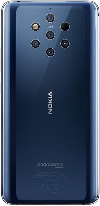 Actual product image Nokia 9 Pure View (128 GB, Midnight Blue, 5.99", Dual SIM, 12 Mpx, 4G)