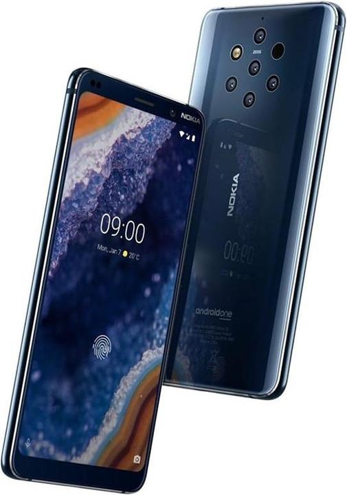Actual product image Nokia 9 Pure View (128 GB, Midnight Blue, 5.99", Dual SIM, 12 Mpx, 4G)