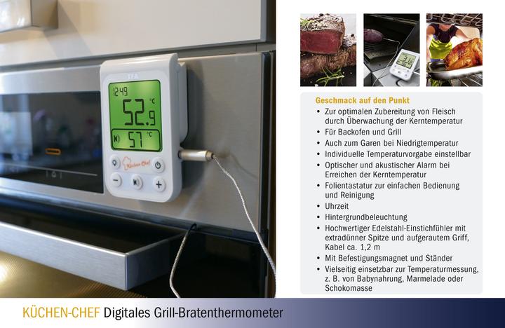 Produktbild TFA Digitales Grill-Bratenthermometer