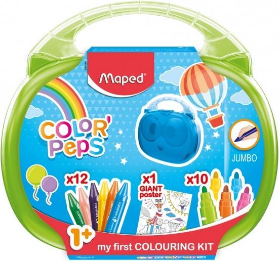 Actual product image Maped Colouring set Color Peps Kids plastic box, assorted
