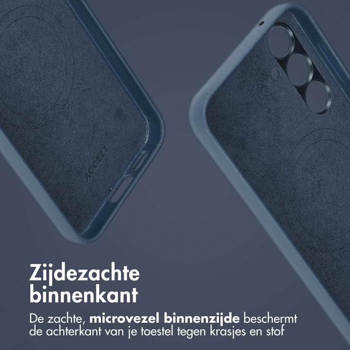 Image du produit Accezz Leather Bookcase 2-in-1 met MagSafe Samsung Galaxy S24 Plus - Nightfall Blue (Samsung Galaxy S24+)