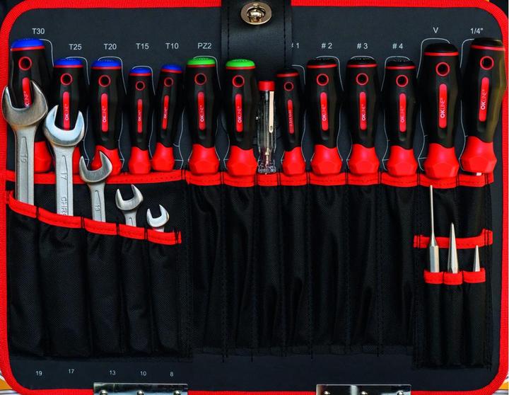 Productafbeelding OK-Line Gereedschapsset voor timmerman WERK N'ROLL BOSCH (46 onderdelen)