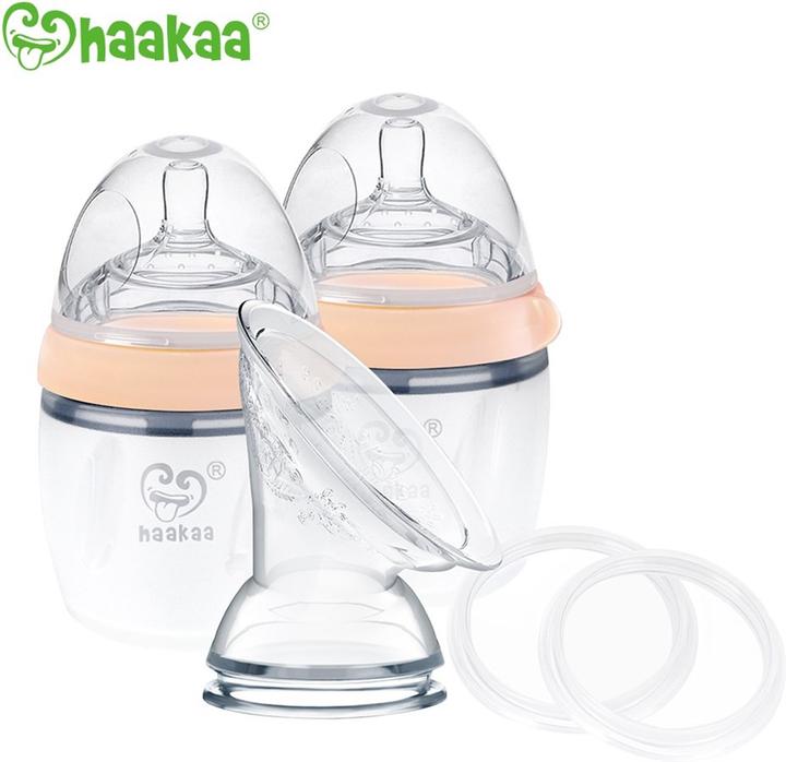Actual product image Haakaa Generation 3 pump and bottle set