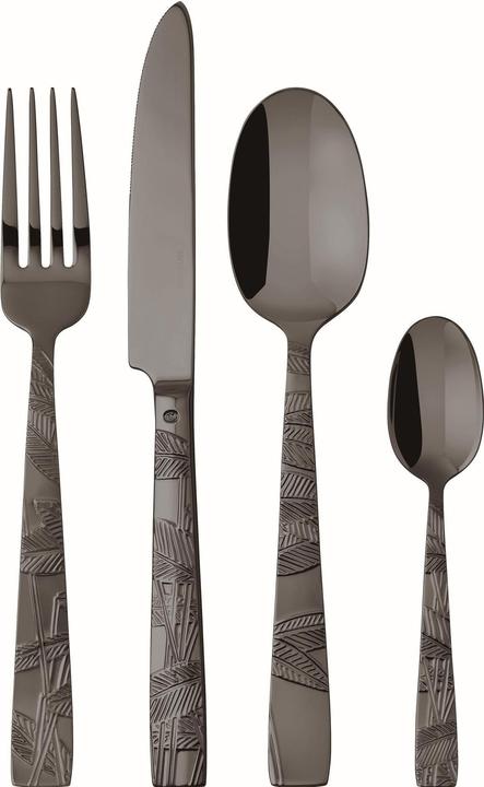 Image du produit Sambonet Besteck-Set Jungle 24-teilig, Schwarz (24 pièce(s), Set de couverts)