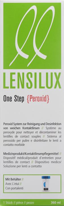 Produktbild Lensilux One Step Perox Platin +Katalysator Behälter (Peroxid-System, 360 ml)