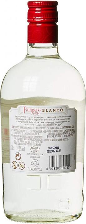 Image du produit Pampero Rhum Añejo Blanco (1 x 70 cl)