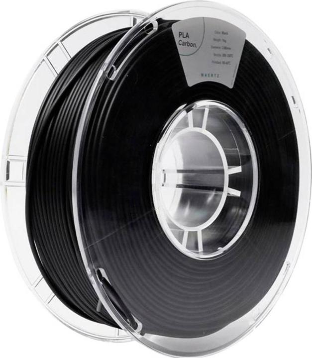 Image du produit Maertz PMMA-1023-002 PMMA-1023-002 Filament PLA Carbon résistant à la chaleur, haute rigidité. (Carbone, 2.85 mm, 1000 g, Noir)