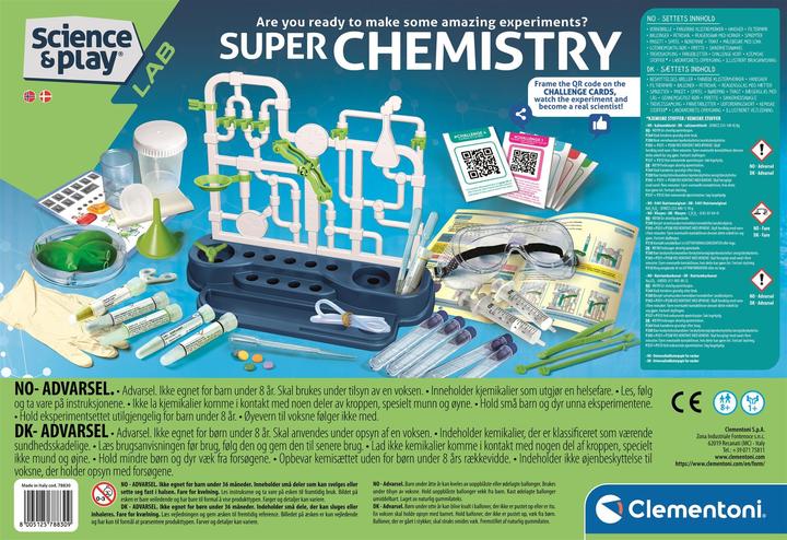 Immagine prodotto Clementoni Scienza e gioco - Super Chimica (78830)