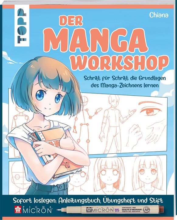 Produktbild Der Manga-Workshop. Schritt für Schritt die Grundlagen des Manga-Zeichnens lernen (Deutsch, Chiana, 2023)