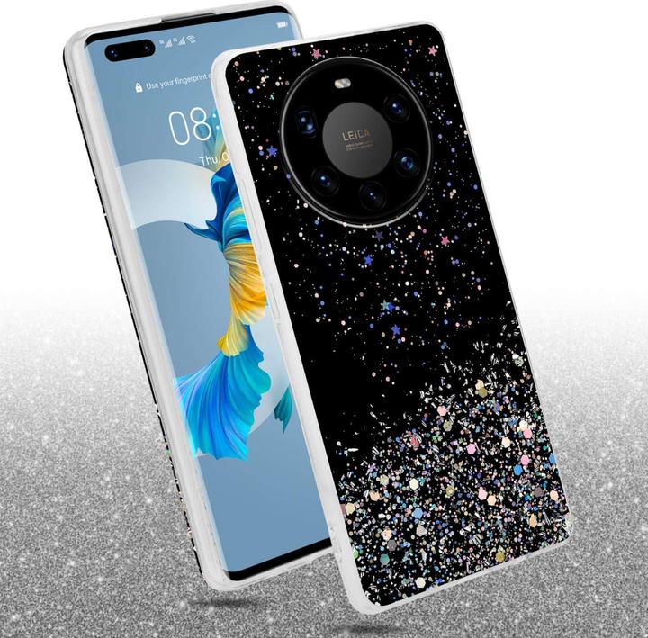 Actual product image Cadorabo Bumper Case for Huawei MATE 40 PRO TPU funkelnder Glitter (Mate 40 Pro)
