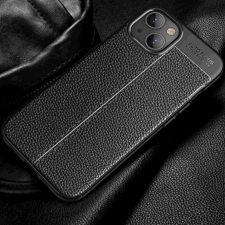 Produktbild Cadorabo TPU Cover Kunstleder Struktur (Apple iPhone 13)