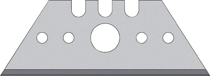 Image du produit Nordwest Handel AG Lame trapézoïdale L52xL18,7xS0,65mm avec perforation 10 pcs/distributeur PROMAT