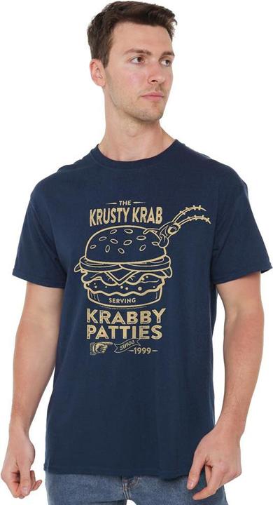Actual product image Spongebob Squarepants Mens The Krusty Krab Shock Mono T-Shirt (S)