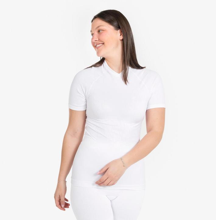 Produktbild Kipsta Damen/Herren Fussball Funktionsshirt kurzarm - Keepdry weiss (M)