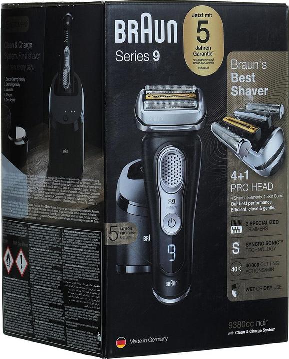 Image du produit Braun Série 9 9380cc wet&dry