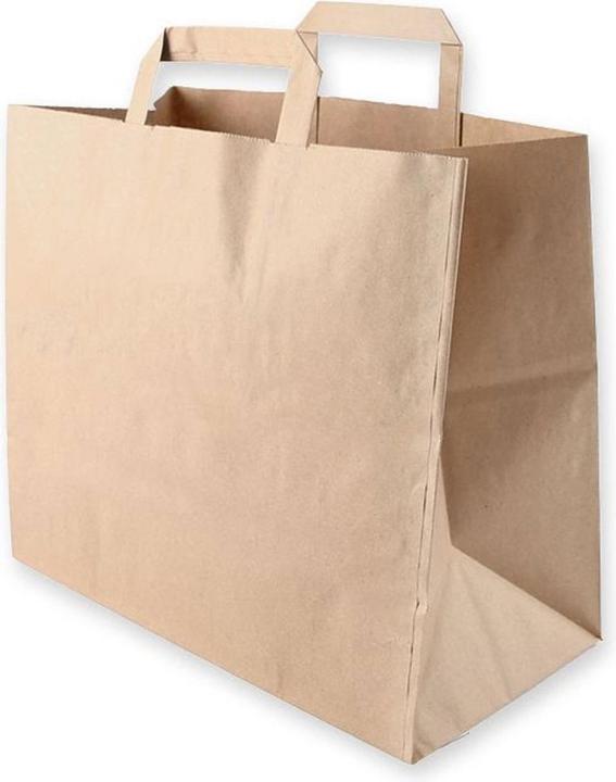 Immagine prodotto Naturestar Borse di carta organiche 320x170x250mm in carta kraft marrone PU=250 pezzi (250 Pezzo/i)