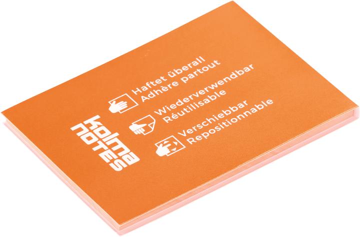 Actual product image Kolma Sticky notes Notes A7 static cling orange (74 x 105 mm)