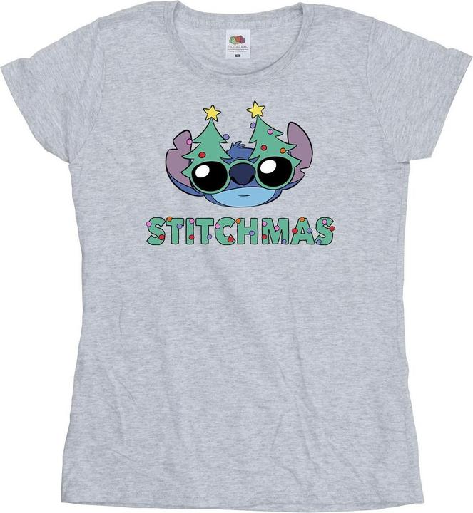 Produktbild Disney Lilo & Stitch Stitchmas Glasses TShirt (S)
