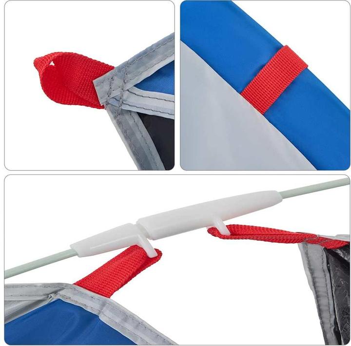 Actual product image VidaXL Beach tent 2 person pop-up waterproof (beach tent, 1.30 kg, 2 persons)
