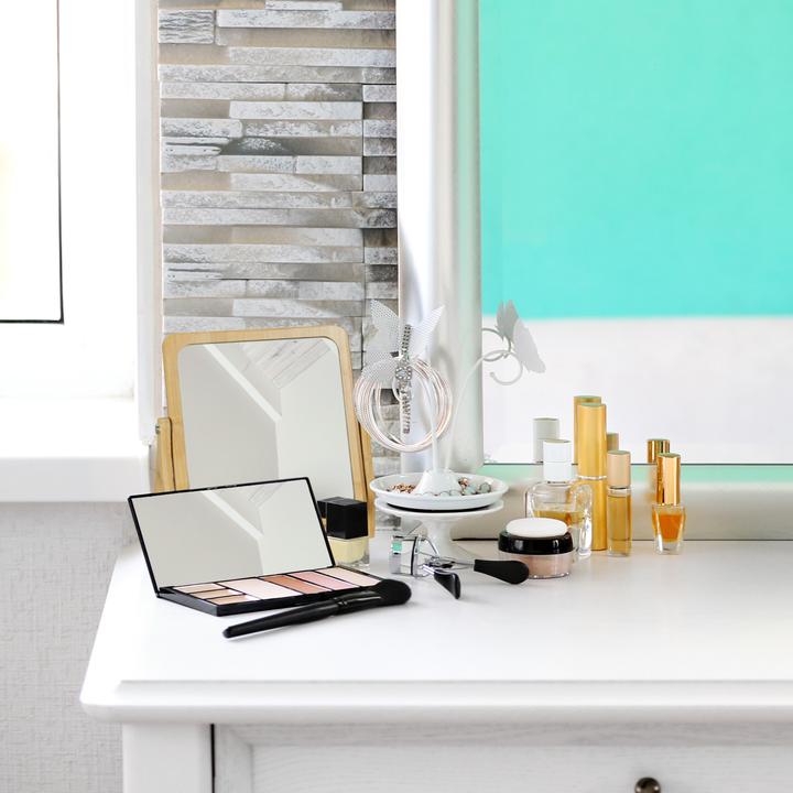 Actual product image Relaxdays Freestanding Cosmetic Mirror (26.5 x 7 x 27 cm)