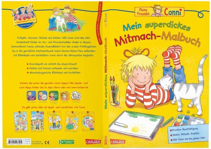 Produktbild Conni Gelbe Reihe: Mein superdickes Mitmach-Malbuch