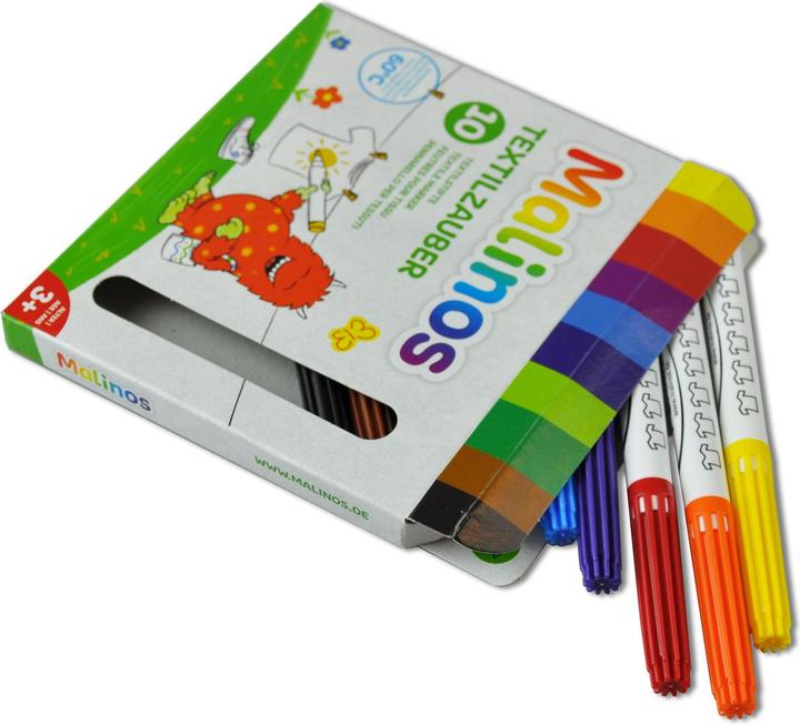 Actual product image Malinos Textile pencils (Multicoloured, 10 x)