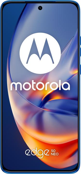 Produktbild Motorola Edge 50 Neo (512 GB, PANTONE Nautical Blue, 6.40", SIM + eSIM, 50 Mpx, 5G)
