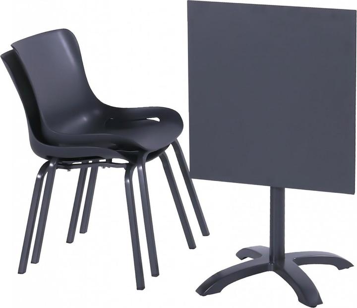 Image du produit Hartman Table de bistrot HPL Sophie Studio 68x68cm Cadre Flip Xerix, HPL Antracite (68 cm)