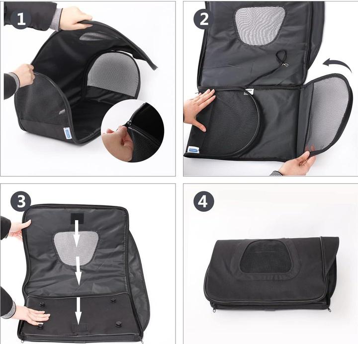 Actual product image Nobleza Foldable pet travel carrier (Cat, Dog, Foldable)