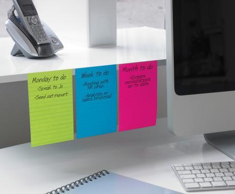 Actual product image Post-it Super Sticky (102 x 152 mm)