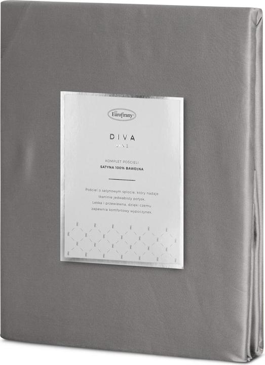 Actual product image Eurofirany DIVA LINE DINA High quality cotton satin single color bedding set, 220 X 200 cm, 2 pcs. 70 X 80 cm (Duvet cover, 220 x 200 cm)